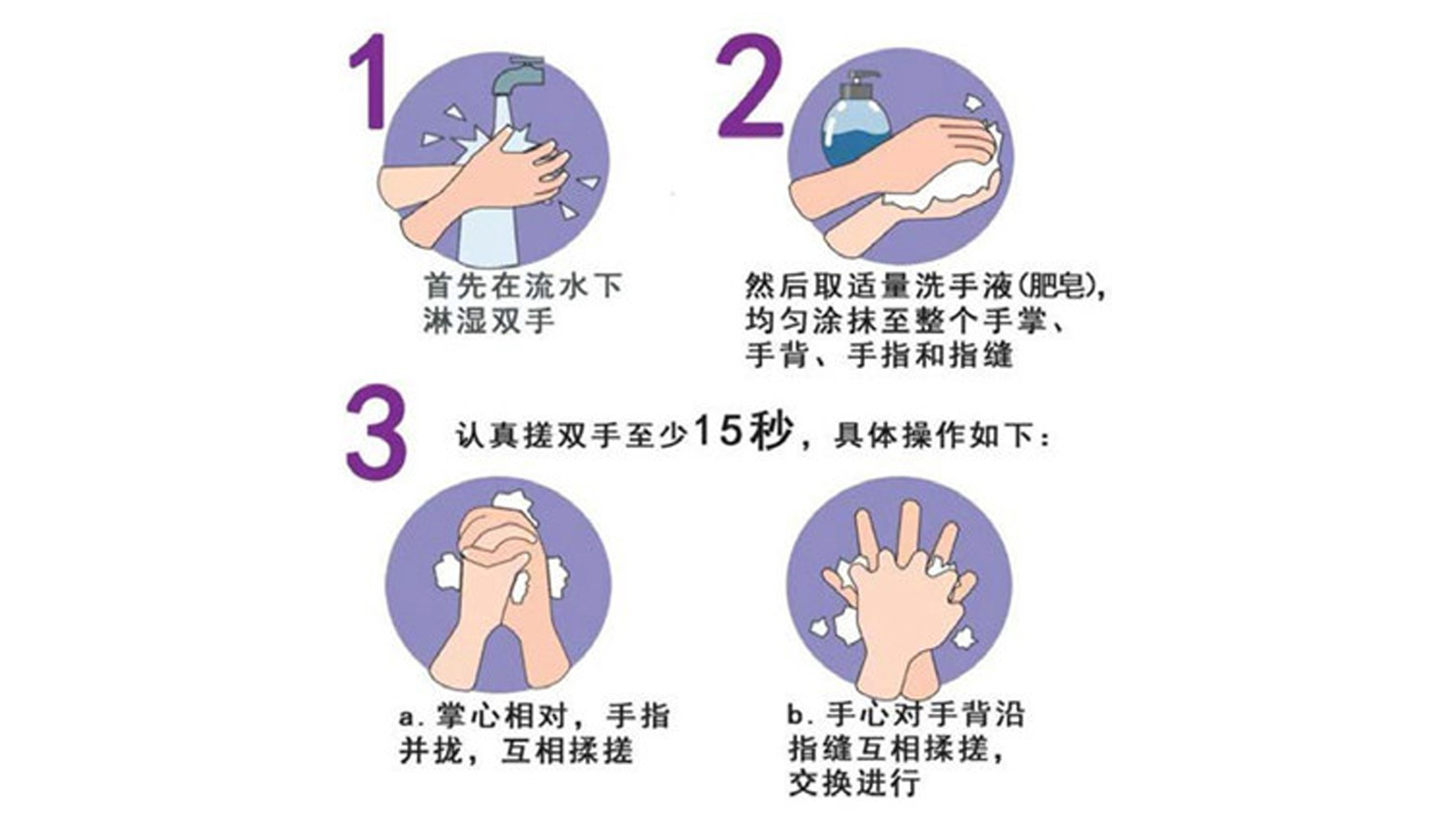 6  正确的洗手方法